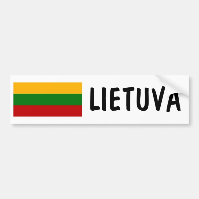 Lithuania Bumper Sticker (Front)