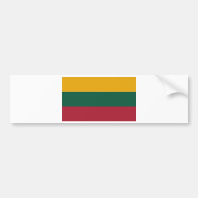 LITHUANIA BUMPER STICKER (Front)
