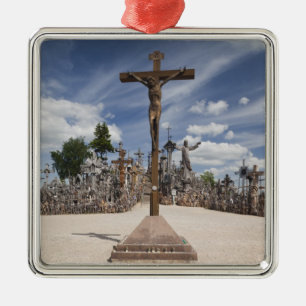 Lithuania, Central Lithuania, Siauliai, Hill 6 Metal Tree Decoration