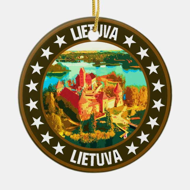 Lithuania                                          ceramic tree decoration (Front)