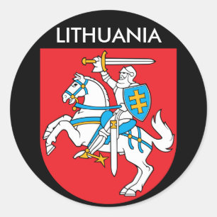 Lithuania Coat of Arms Classic Round Sticker