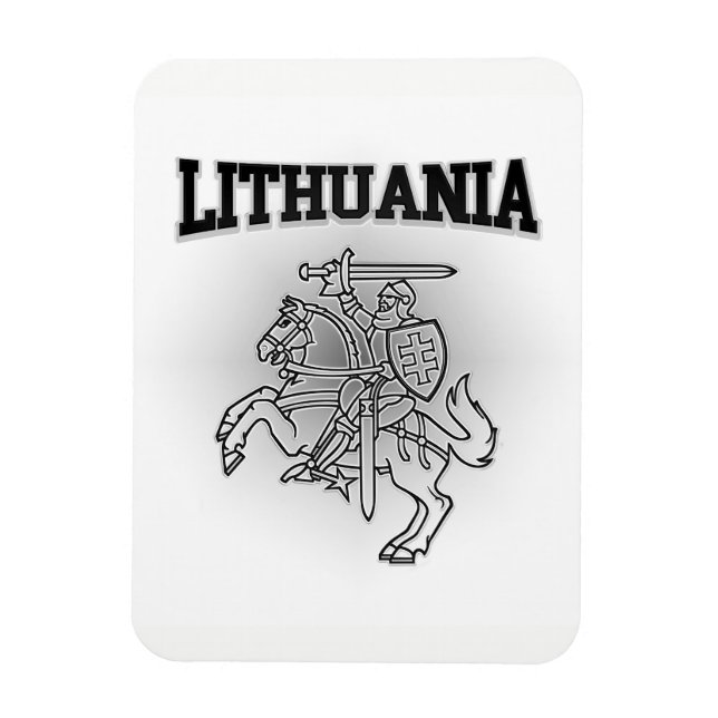 Lithuania Coat of Arms Magnet (Vertical)