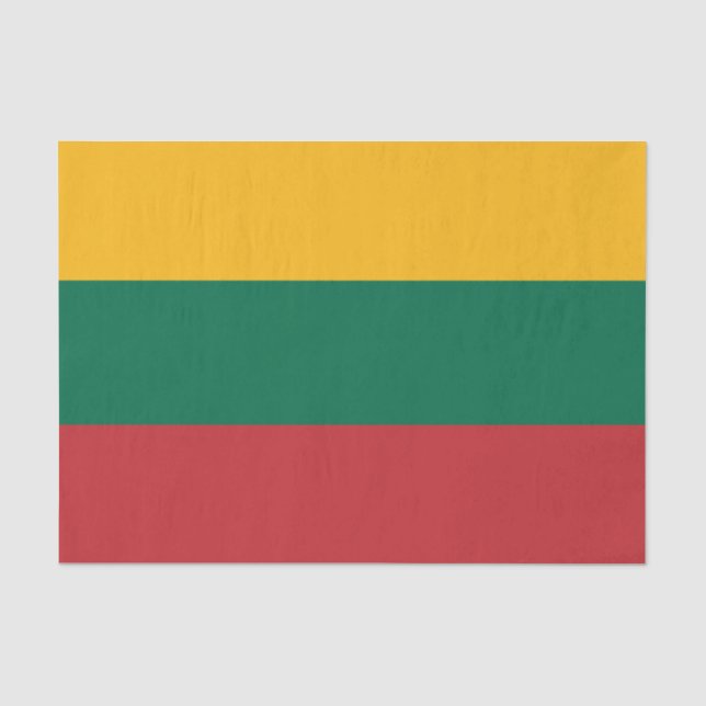 Lithuania decor, Lithuanian Flag tissue paper (Front)