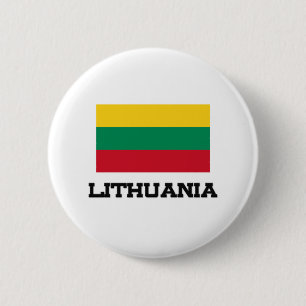 Lithuania Flag 6 Cm Round Badge