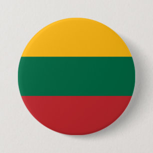 Lithuania Flag 7.5 Cm Round Badge
