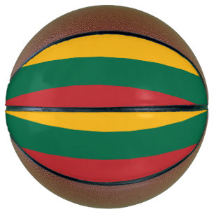 Lithuania Flag Basketball