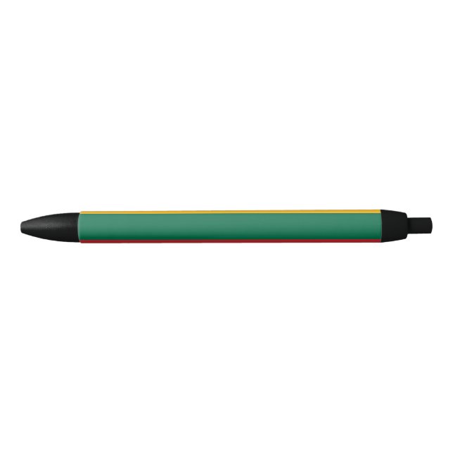 Lithuania flag black ink pen (Front)