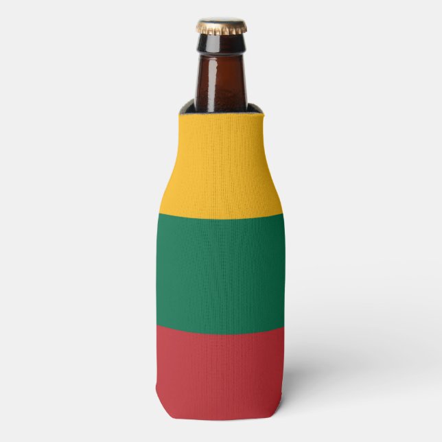 Lithuania Flag Bottle Cooler (Bottle Front)