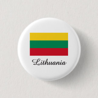 Lithuania Flag Design 3 Cm Round Badge