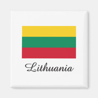 Lithuania Flag Design Magnet
