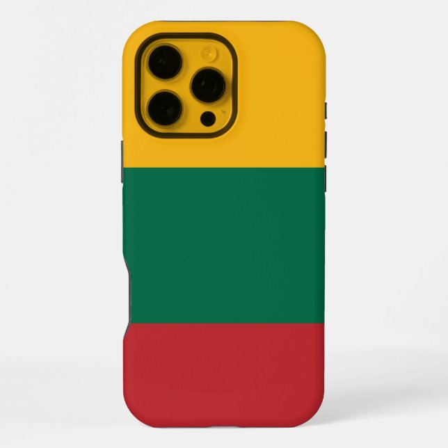 Lithuania Flag iPhone Case (Back)