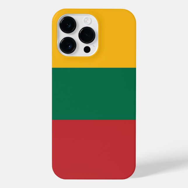 Lithuania flag iPhone case (Back)