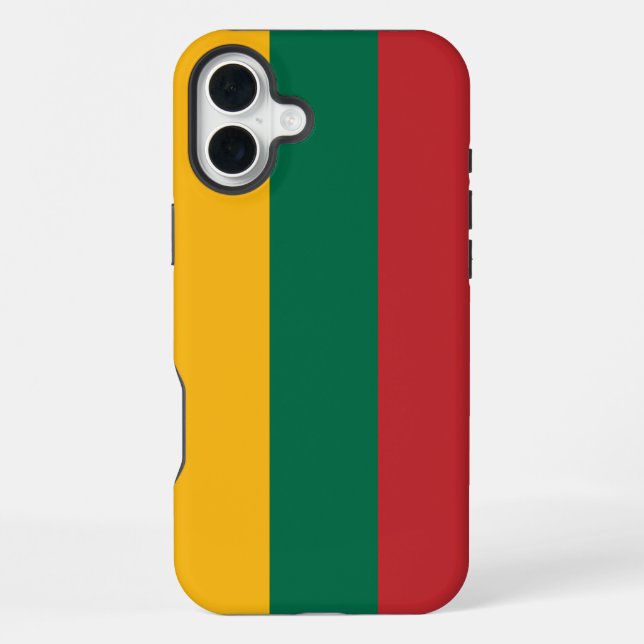Lithuania Flag iPhone Case (Back)