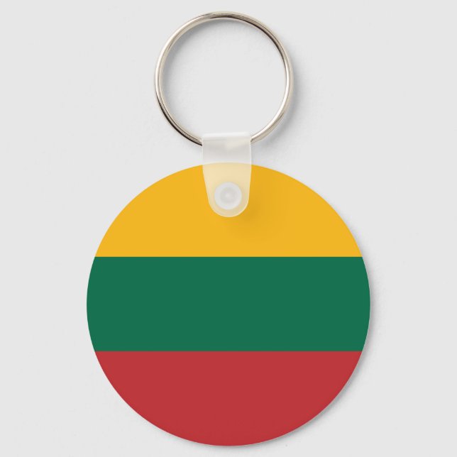 Lithuania Flag Key Ring (Front)
