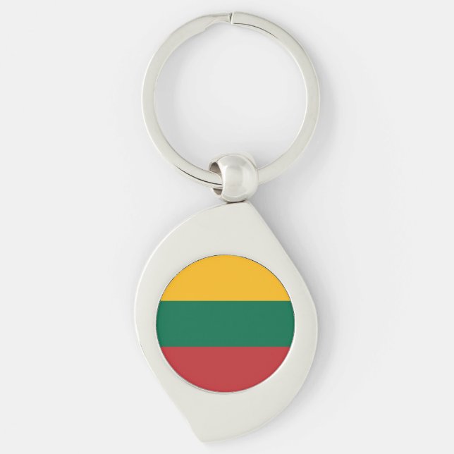 Lithuania Flag Key Ring (Front)