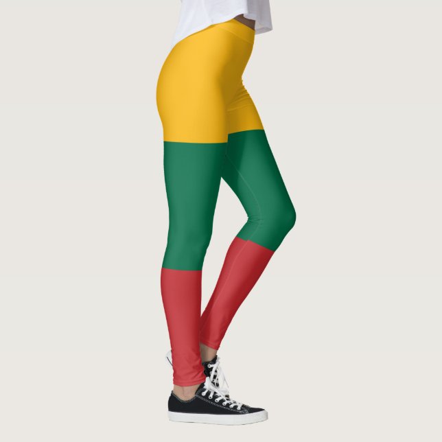Lithuania Flag Leggings (Right)