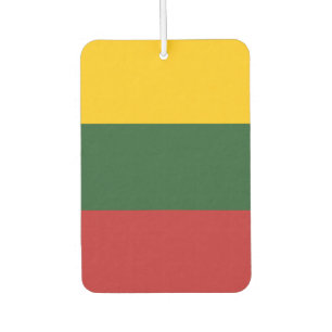 Lithuania Flag, Lithuanian Country Patriotic Pride Car Air Freshener