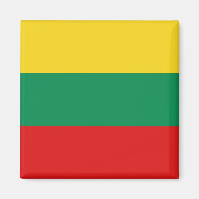 Lithuania Flag Magnet (Front)