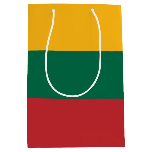Lithuania flag medium gift bag (Front)