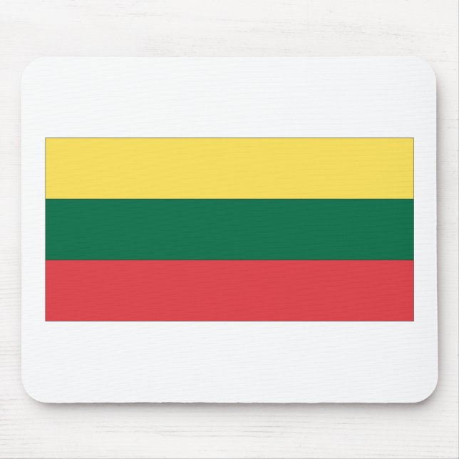 Lithuania Flag Mouse Mat (Front)
