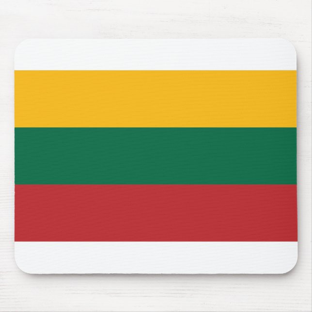 Lithuania Flag Mouse Mat (Front)