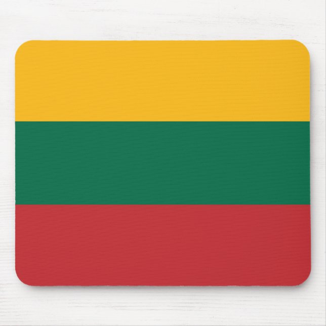 Lithuania Flag Mouse Mat (Front)