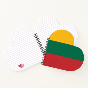 Lithuania flag notebook