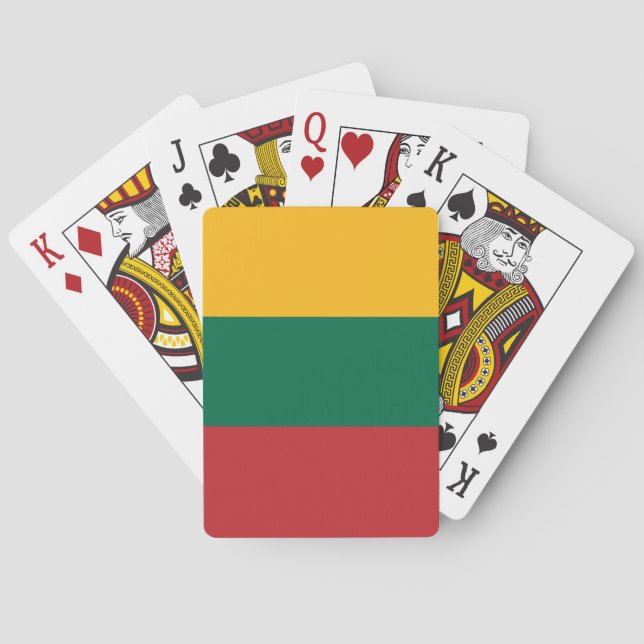 Lithuania Flag Playing Cards (Back)