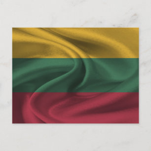 Lithuania Flag Postcard