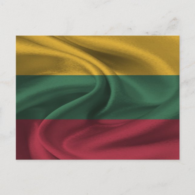 Lithuania Flag Postcard (Front)