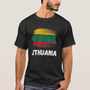 Lithuania Flag Pride Retro Lithuanian Flag Family T-Shirt