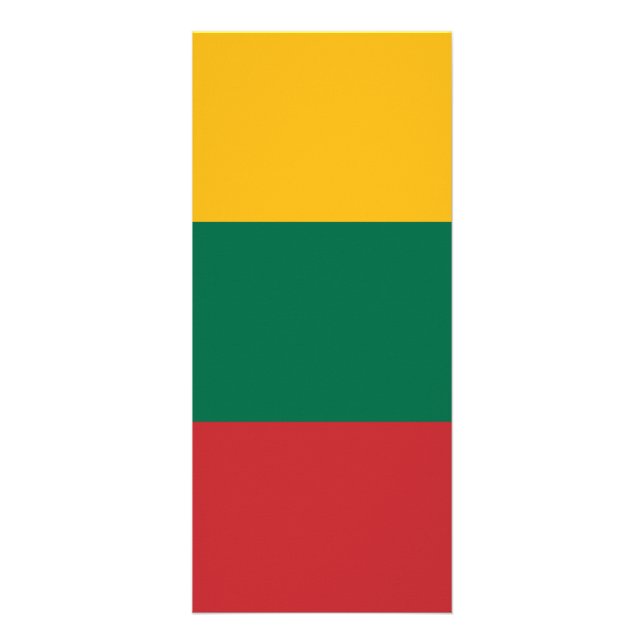 Lithuania flag rack card (Front)