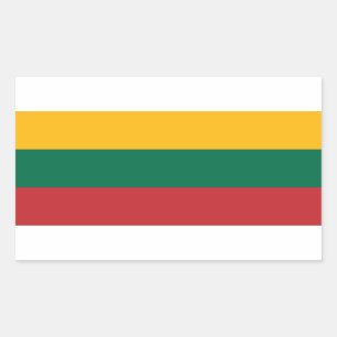 Lithuania Flag Rectangular Sticker