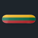 Lithuania Flag Skateboard<br><div class="desc">Patriotic flag of Lithuania.</div>