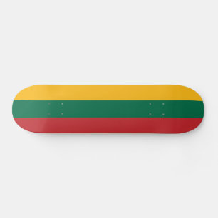 Lithuania Flag Skateboard