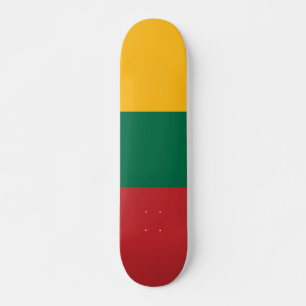 Lithuania flag skateboard