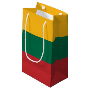 Lithuania flag small gift bag