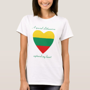 Lithuania Flag Sweetheart T-Shirt