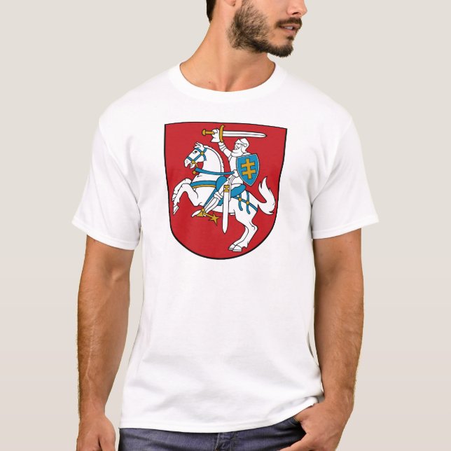 Lithuania Flag T-Shirt (Front)