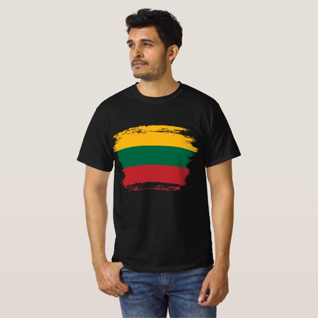 Lithuania flag T-Shirt (Front Full)