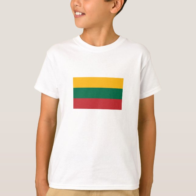 Lithuania Flag T-Shirt (Front)