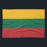 Lithuania flag tea towel<br><div class="desc">An ideal gift for all those who are patriotic of their country!</div>