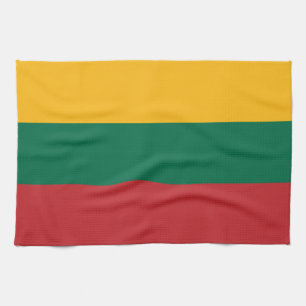 Lithuania flag tea towel