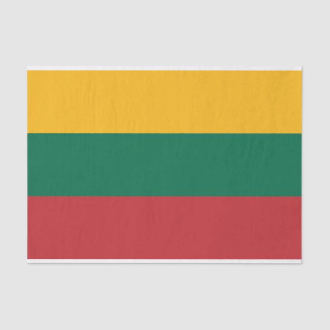 Lithuania Flag Tissue Paper (Front)