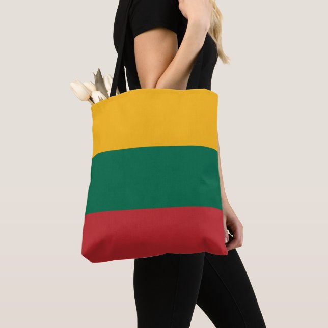 Lithuania flag tote bag (Close Up)