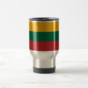Lithuania Flag Travel Mug