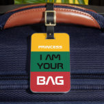 Lithuania & Flag - travel /Personalised Bag Luggage Tag<br><div class="desc">Luggage Tags: Lithuania & Lithuanian flag - Love my country - travel world,  dream holiday,  national patriots,  sports fans / Find your bag easily - personalise with your name.</div>