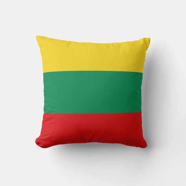 Lithuania Flag x Flag Pillow (Front)