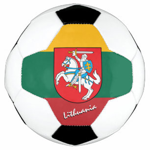 Lithuania Football & Lithuanian Flag / Sports
