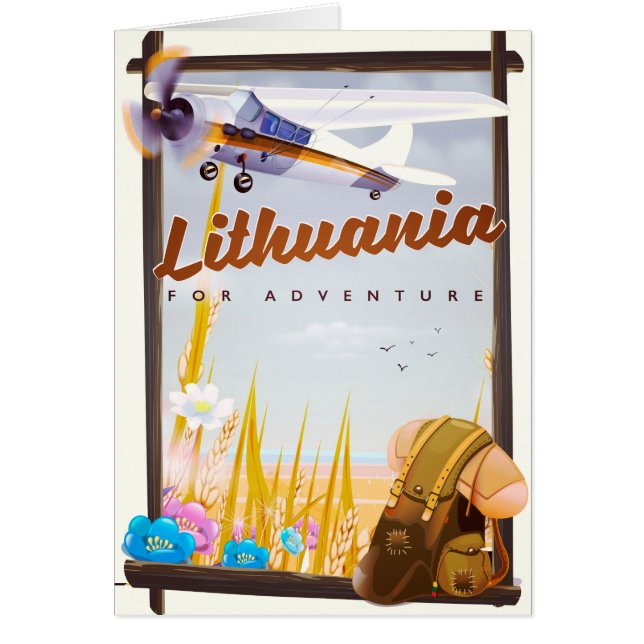 lithuania - For an adventure travel poster (Front)